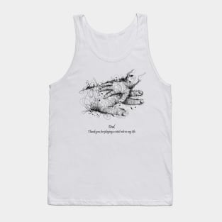 Father's Determination Scribble Style Tank Top